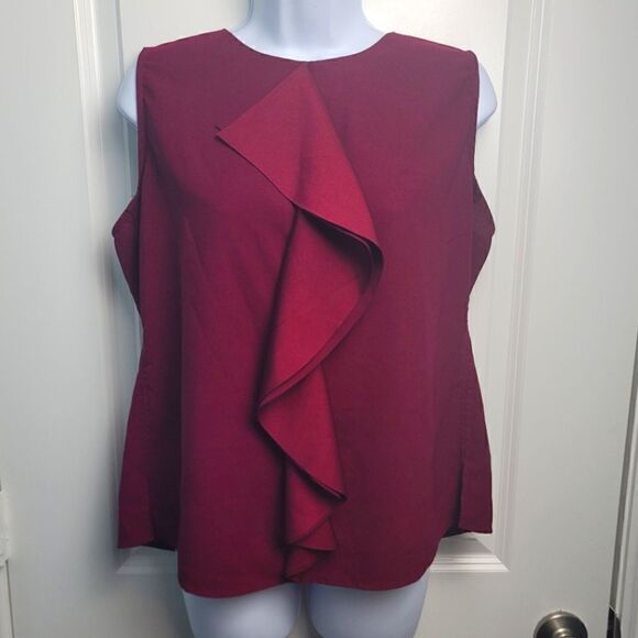 LIZ CLAIBORNE Career Petite Sleeveless Blouse - Picture 1 of 8